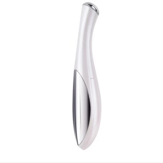 Elektrische Trillingen Eye Massage Dark Circle Wallen Verwijderen Huidverjonging Schoonheid Massage Apparaat Draagbare Pen wit