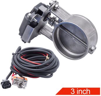 Elektrische Uitlaat Regelklep 2 "/2.36"/2.5 "/2.75"/3 "Uitlaat Controle valve-Lage Druk Voor Uitlaat Catback Downpipe 3 met switch
