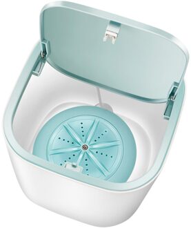 Elektrische Ultrasone College Kamers Persoonlijke Slaapzalen Ondergoed Reiniging Mini Draagbare Zakenreis Turbo Wasmachine Camping blauw