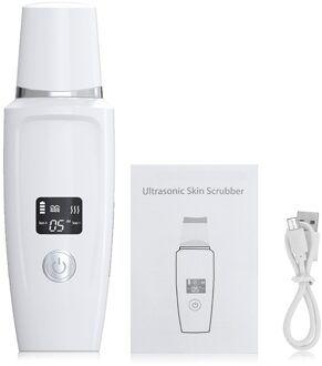 Elektrische Ultrasone Huid Scrubber Meeëter Puistje Remover Porie Reiniging Gezicht Peeling Tools Ems Massage Gezicht Lifting Machine geen doos