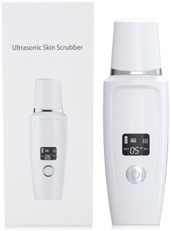 Elektrische Ultrasone Huid Scrubber Meeëter Puistje Remover Porie Reiniging Gezicht Peeling Tools Ems Massage Gezicht Lifting Machine met doos