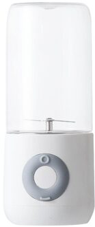 Elektrische Usb Oplaadbare Blender 500Ml Mini Voedsel Smoothie Processor Hand Held Persoonlijke Fruit Squeezer Juicer 4/6 Blades 6 blades wit