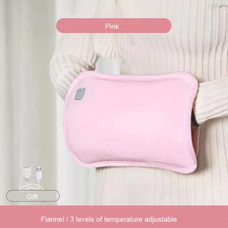 Elektrische Usb Warmer Grafeen Verwarming Winter Hand Voeten Warmer Tas Kussen Handschoenen Thermische Kleding Draagbare Kantoor Heater roze