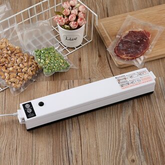 Elektrische Vacuüm Sealer Verpakking Machine Voor Thuis Keuken Inclusief 10 Pcs Foodsaver Tassen Commerciële Vacuüm Voedsel Afdichting zwart / 110v