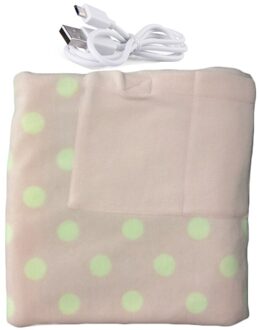 Elektrische Verwarmde Winter Warme Deken Cover Car Office Gebruik Heater 5V Usb Draagbare ~ Электрическое Одеяло roze