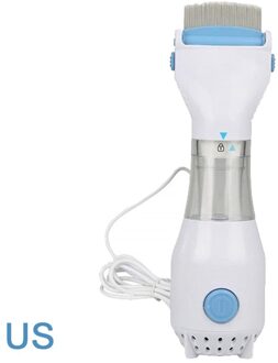 Elektrische Vlooienkammetje Veilig Huisdier Luizen Doodt Haar Cleaner Voor Katten Honden Fysieke Flea Tick Capture Kam Dierbenodigdheden US plug