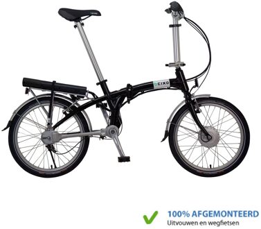 Elektrische Vouwfiets Compact met cardanas Zwart