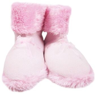 Elektrische Warme Snowboots Voor Houden Weg Van Koude Winter Schoenen Zachte Voet Warmer Elektrische Verwarming Schoen Met Usb Oplaadbare roze