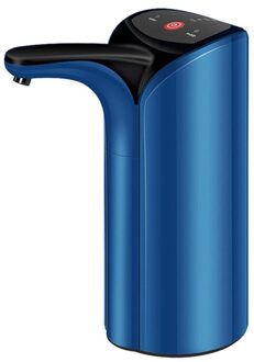 Elektrische Water Dispenser Automatische Usb Water Fles Pomp Huishoudelijke Gallon Drinkfles Schakelaar Smart Waterpomp blauw