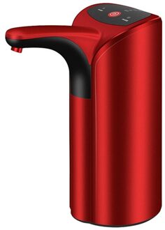 Elektrische Water Dispenser Automatische Usb Water Fles Pomp Huishoudelijke Gallon Drinkfles Schakelaar Smart Waterpomp rood