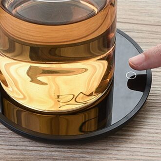 Elektrische Waterdichte Touch Zuignap Heater Mat Pad Voor Koffie Melk Handheld Snelle Verwarming Warmer J6PE