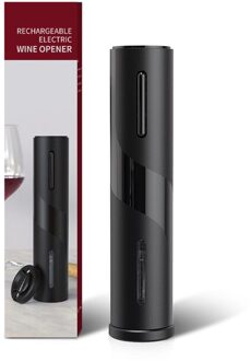 Elektrische Wijn Opener Oplaadbare Automatische Corkscrew Wijn Flesopener Met Usb-oplaadkabel Pak Voor Thuisgebruik Rechargeable A