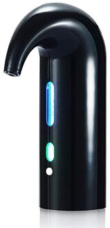 Elektrische Wijn Schenker Beluchter Dispenser Pomp Usb Oplaadbare Cider Decanter Schenker Wijn Accessoires Voor Bar Thuisgebruik zwart
