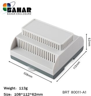 Elektronica Project Junction Box Case din rail project box PC plastic elektronische din rail BRT 80011-A1