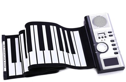 Elektronisch Keyboard Speelgoed 61 Toetsen Voor Beginners Flexibele Roll Up Elektronische Soft Keyboard Piano Draagbare 61 Toetsen Piano