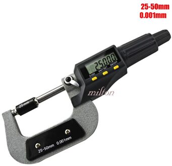 Elektronische Buiten Micrometer 0-25Mm 25-50Mm 50-75Mm 75-100Mm 0.001mm Digitale Micrometer Gauge Meter Micrometer Meetinstrumenten