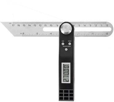 Elektronische Niveau T Schuine Hoek Finder Portable Battery Operated Rvs Digitale Gradenboog 360 Graden Sliding Heerser