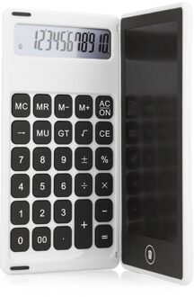 Elektronische Rekenmachine Handig Vouwen Lcd Kalligrafie Opstellen Lcd Schrijven Tablet Kids Office Electronics Calculator wit