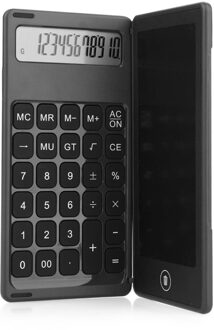 Elektronische Rekenmachine Handig Vouwen Lcd Kalligrafie Opstellen Lcd Schrijven Tablet Kids Office Electronics Calculator zwart