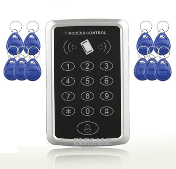 Elektronische RFID Proximity Entry Toetsenbord Wachtwoord Unlock 10 RFID Tags Keyfobs Deur Opener