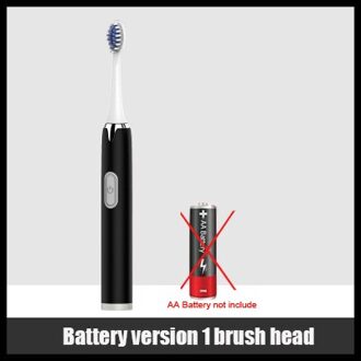 Elektronische Tandenborstel Wasbare Whitening Ontspannen Tanden Borstel Krachtige Sonic Elektrische Toothbru Usb Oplaadbare Volwassen Ultra Sonic zwart