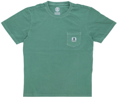 Element Groene Zak T-shirt - Streetwear Stijl Element , Green , Heren - L,M,S,Xs