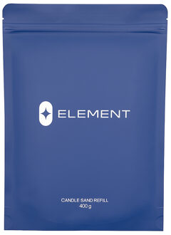 Element Kaarsenzand Navulzak 400 gram - Premium Plantaardige Wax zonder Paraffin - 100% Biologisch Vegan Wax