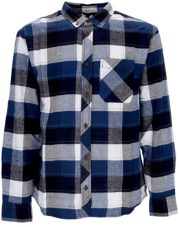 Element Lumber Shirt - Langemouw Streetwear Element , Blue , Heren - Xl,L,S