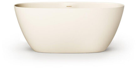 Element Vrijstaand Bad - 145x71x60cm - solid surface - mat crème SW1440424 Crème mat