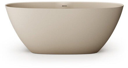 Element Vrijstaand Bad - 160x75x60cm - solid surface - mat beige SW1208802 Beige mat