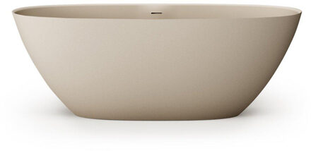 Element Vrijstaand Bad - 175x76x60cm - solid surface - mat beige SW1208808 Beige mat