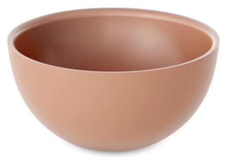 Element Waskom - 25x25x12cm - solid surface - glans peach (oranje/roze) SW1436614 Peach glans