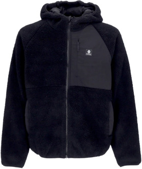 Element Zip Hoodie - Streetwear Wolfe Element , Black , Heren - Xl,L