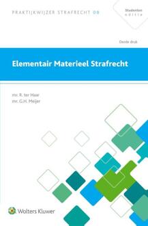 Elementair Materieel Strafrecht - Boek Wolters Kluwer Nederland B.V. (9013149790)