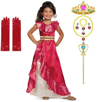 Elena's Adventure Cosplay Costume for Girls Avalor Princess Dress Little Girl Birthday Party Clothing Halloween Carnival Outfit