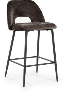 Eleonora Barstoel 'Esmee' kleur Bruin (zithoogte 67.5cm)