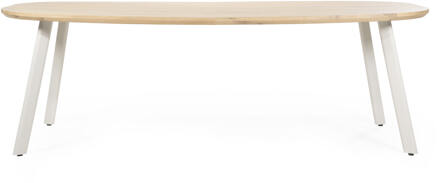 Eleonora Deens Ovale Eettafel 'Dion' Eiken, 220 x 110cm Naturel - 220 x 110 cm