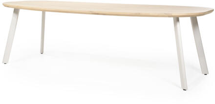 Eleonora Deens Ovale Eettafel 'Dion' Eiken, 260 x 110cm Naturel - 260 x 110 cm