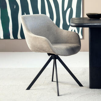 Eleonora Draaibare Eetkamerstoel 'Mamé' kleur Beige