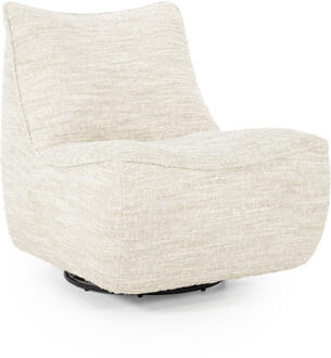 Eleonora Draaifauteuil 'Loys' Chenille, kleur Beige