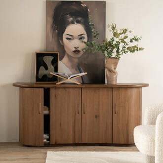 Eleonora Dressoir 'Josh' Eiken, 180cm, kleur Bruin - 180 cm
