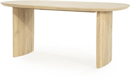 Eleonora Eettafel 'Dex' Eiken, 180 x 90cm, kleur Naturel - 180 x 90 cm