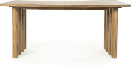 Eleonora Eettafel 'Jake' Eiken, 180 x 100cm, kleur Bruin - 180 x 100 cm