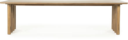 Eleonora Eettafel 'Jake' Eiken, 300 x 100cm, kleur Bruin - 300 x 100 cm