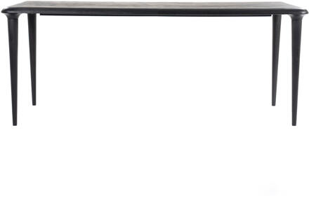 Eleonora Eettafel 'Jiska' Mangohout, 250 x 100cm, kleur Zwart - 250 x 100 cm