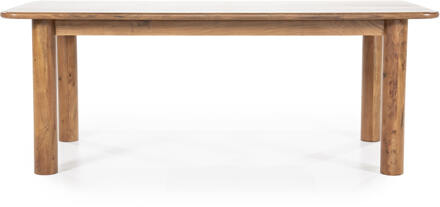 Eleonora Eettafel 'Julian' Acaciahout, 240 x 100cm Bruin - 240 x 100 cm