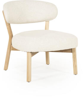 Eleonora Fauteuil 'Mikky' kleur Beige/Naturel Beige / Naturel