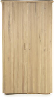 Eleonora Opbergkast 'Josh' Eiken, 210 x 120cm, kleur Naturel