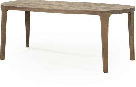 Eleonora Organische Eettafel 'Taylor' Mangohout, 200 x 110cm Bruin - 200 x 110 cm