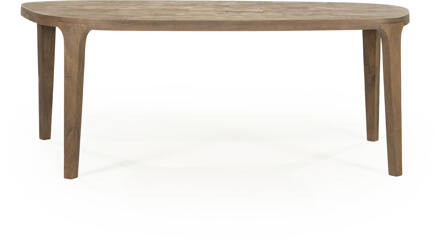 Eleonora Organische Eettafel 'Taylor' Mangohout, 240 x 110cm Bruin - 240 x 110 cm
